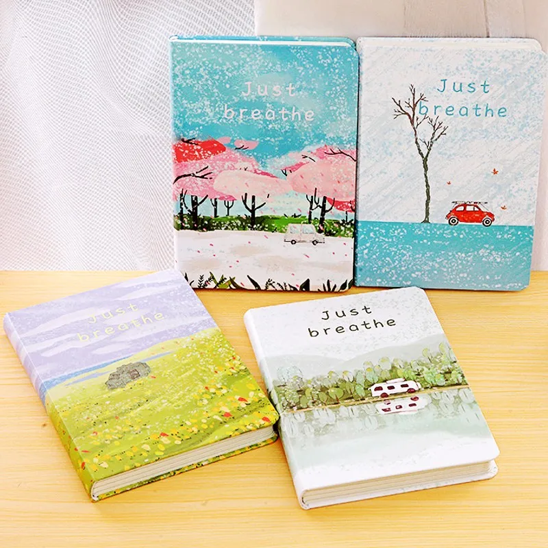 

Creative Stationery Notebook Diary A5 Travel Sketch Journal Agendas Copybook Notepad Color Pages Blank Graffiti School Note Book