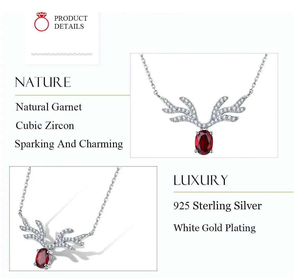 silver garnet necklace CANL00380SB-1 (7)