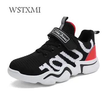 

Boys Sneakers for Children Shoes Casual Girls Outdoor Sport Shoes Student Kids Black Running Shoes Fashion Light Mesh Breathable