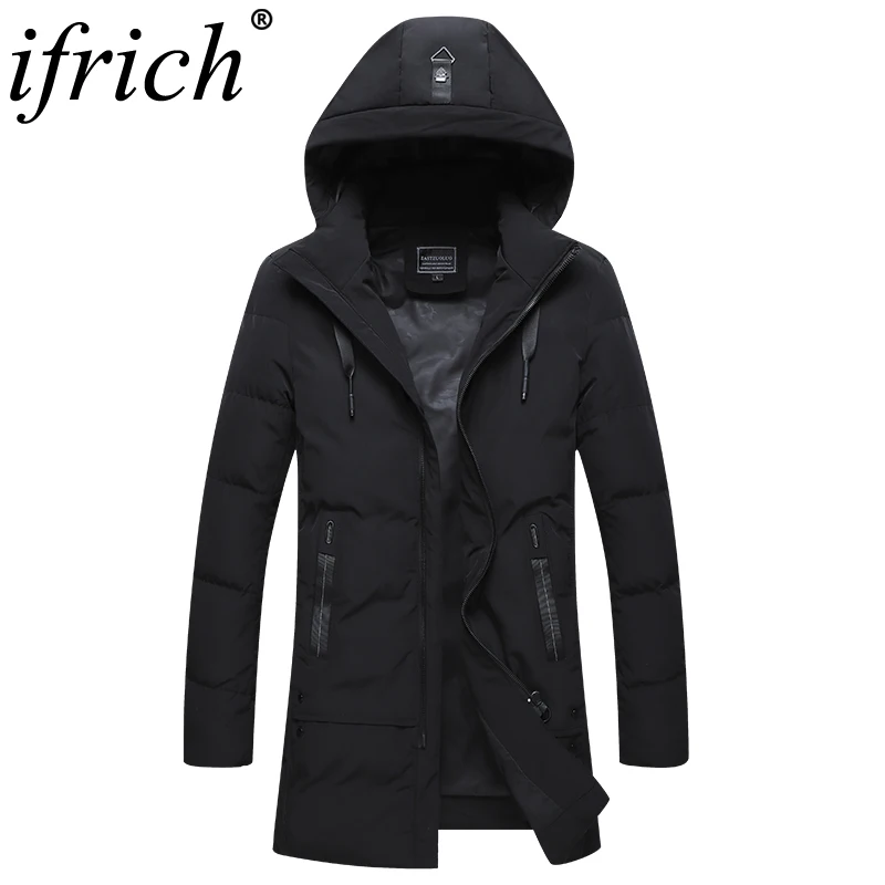 IFRICH Merk Winter Jas Mannen Lange Jas Mannen Dikke Truien Parka Jas Mannelijke Gewatteerde Jas Jas 3XL Windjack Hombres Ropa 2019 IFRICH Merk Winter Jas Mannen Lange Jas Mannen Dikke Truien Parka Jas Mannelijke Gewatteerde Jas Jas 3XL Windjack Hombres Ropa 2019
