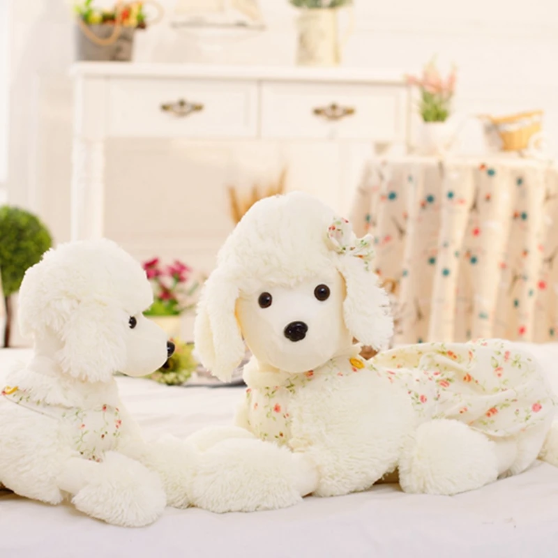 1 шт. плюшевая кукла в виде пуделя 30/40/50 см|Мягкие игрушки животные| |