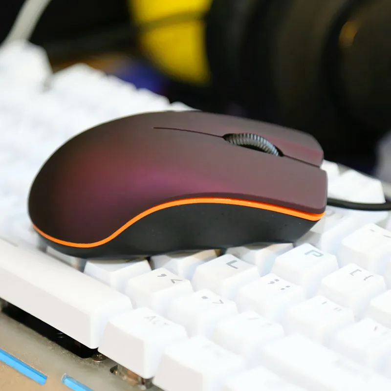

FFFAS Mini 1.2m Wire Usb Port Office Small Mouse Purple Free Drive Mice Girl Hand PC Latop Gamer Gaming Raton Muis Souris Mbiw