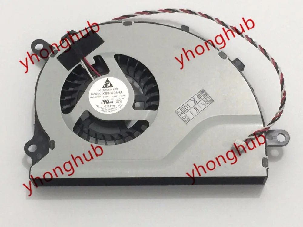Охлаждающий вентилятор Detla Electronics KSB0705HA CD56 для серверного ноутбука постоянный ток
