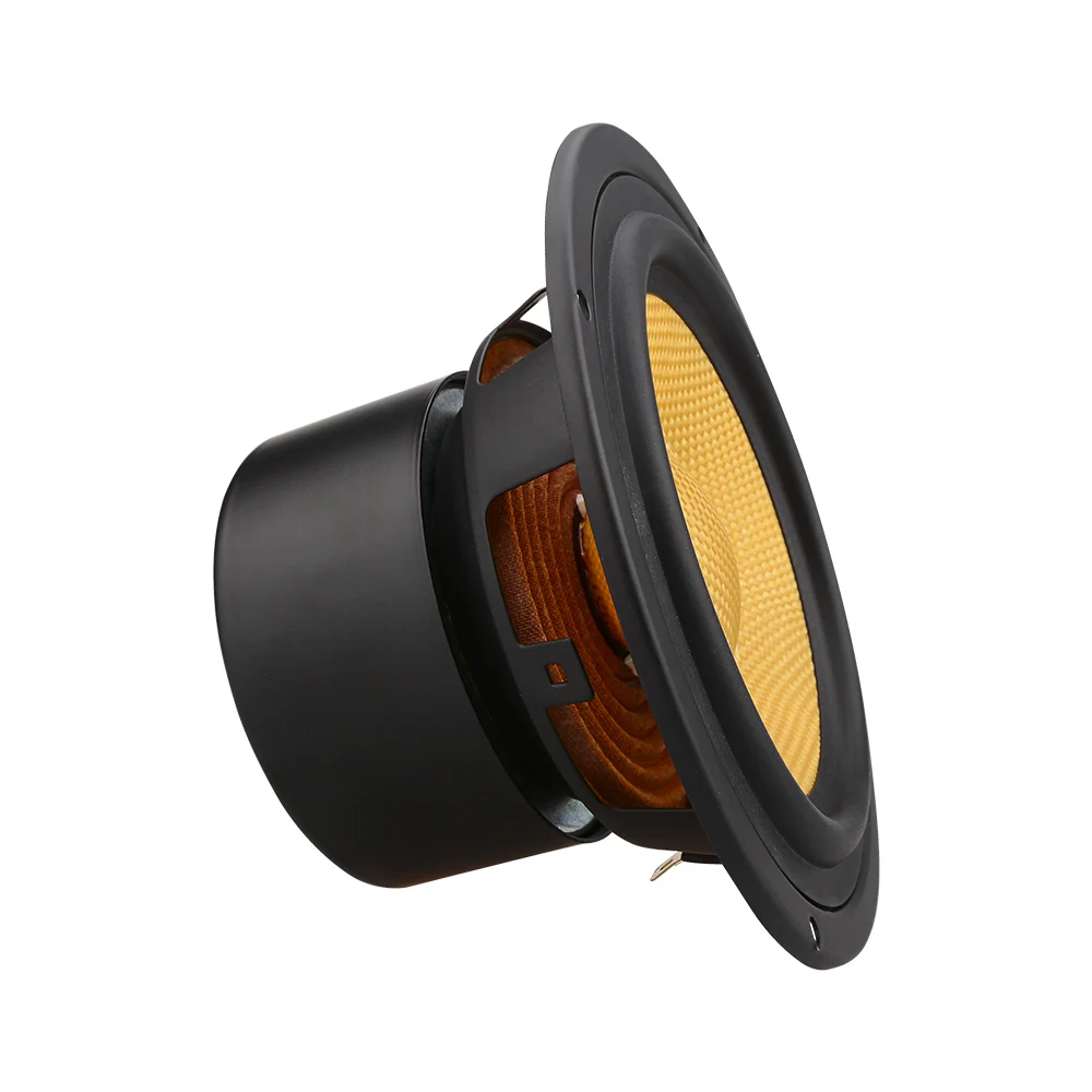 AIYIMA 1Pcs 5.25 Inch Audio Speaker 4 8 Ohm 100W Mid Bass Speaker Column Woofer Fiberglass Cone Home Theater For Bookshelf DIY Audio Speakers Bookshelf Speakers