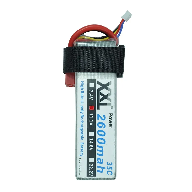 XXL font b RC b font Power Lipo Battery 2600Mah 11 1V 3s 35c for TREX