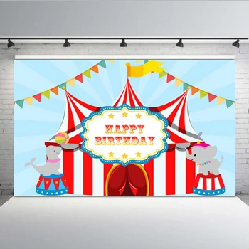 

photographic backgrounds circus birthday Carnival Party child Photography backdrop Studio Photo background