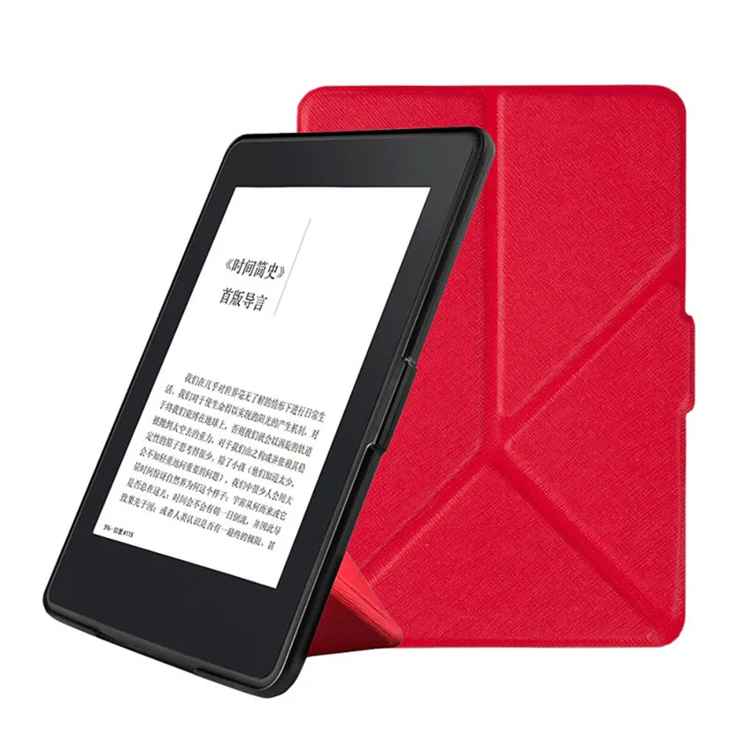 U Магнитный чехол из ПУ кожи для автоматического сна 2017 Kindle Paperwhite (7 го поколения) 6
