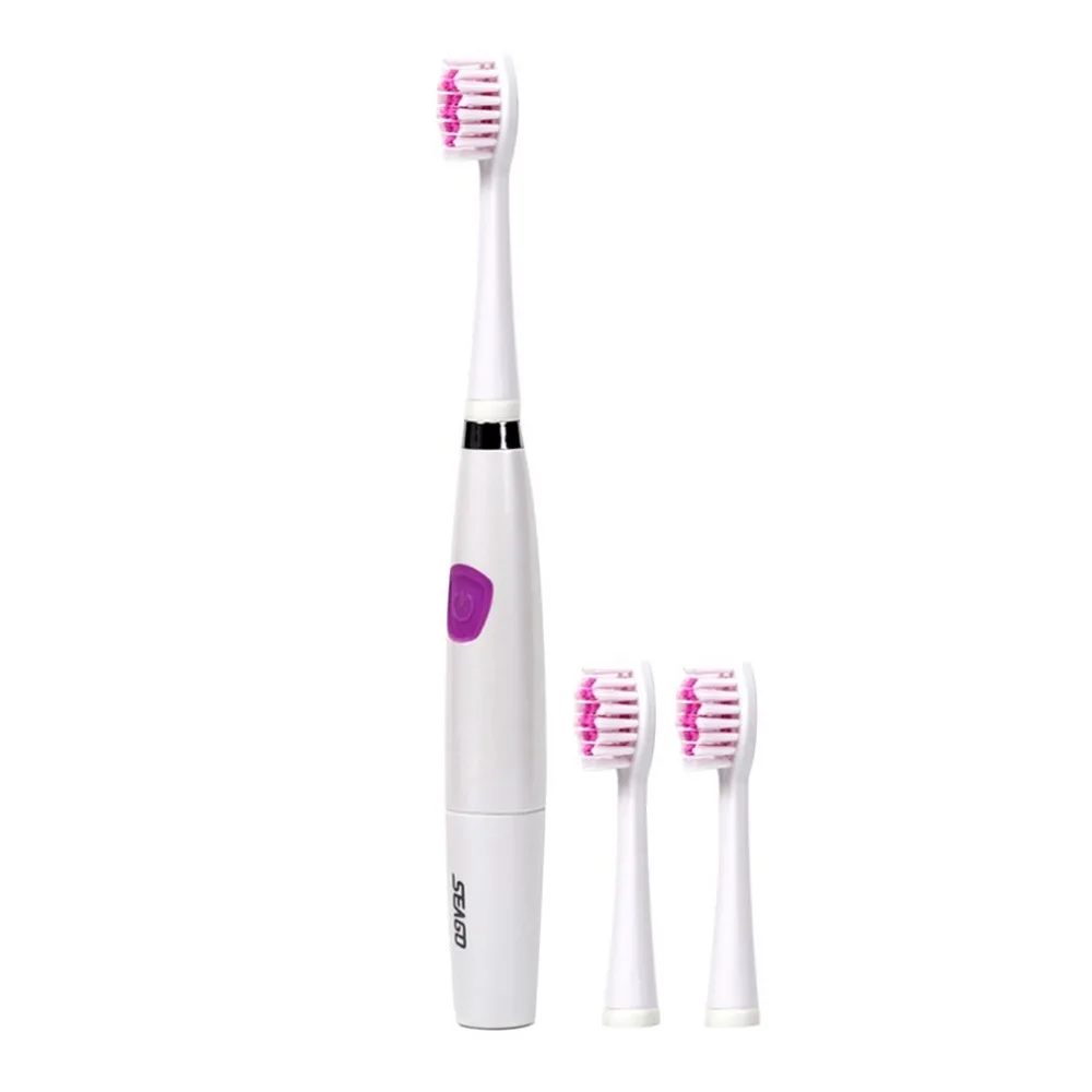 

Seago SG-612 Sonic Electric Toothbrush Deep Clean Teeth Whitening Soft Brush for Adult Oral Hygiene Dental Care Tooth Brush