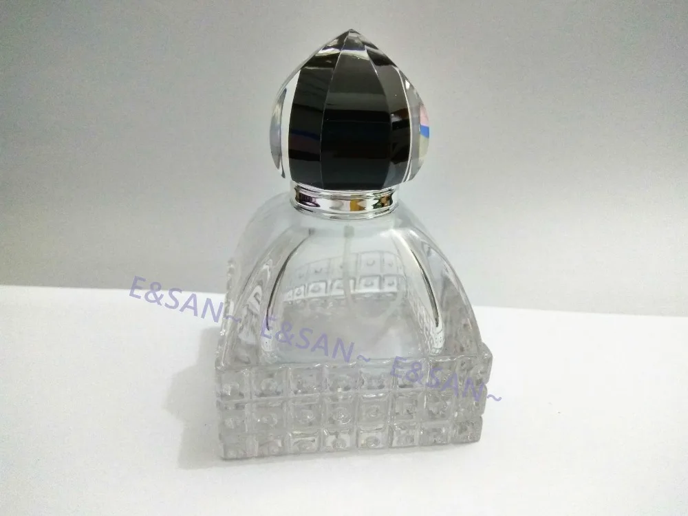 

Wholesale SJP06-30ML yurt transparent crystal perfume glass cosmetic spray bottle 50pcs/lot
