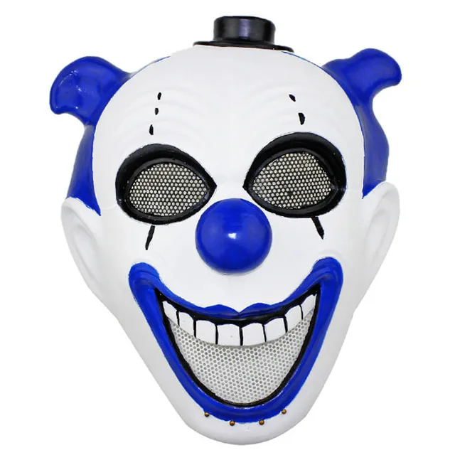 Clown Joker Smile Face Masks Masquerade Full Face FRP Unisex Cosplay