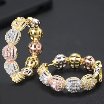 

missvikki 2020 High Quality Geometric with full Mini Cubic Zirconia Elegant Women Bridal Wedding Engagement Prom Party Jewelry