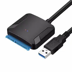 Новый ультратонкий USB 3,0 на SATA 2,5 дюймов жесткий диск для тетрадь PC Портативный соединительный кабель SSD Кабель-адаптер провода шнур