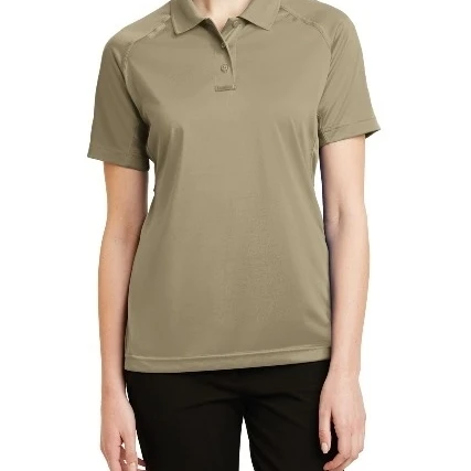 CornerStone CS411 Ladies Select Snag-Proof Tactical Polo T-Shirt Tan - Large (1)