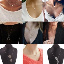 特売タイニーハート Peals ネックレス女子ショート Cricle チェーンペン(China)