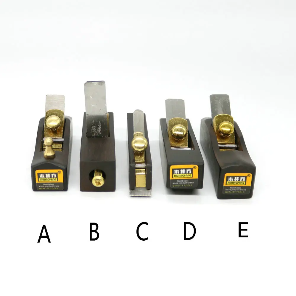 

5 pcs Set DIY Mini Hand Planes Carpentry Ebony Joinery Woodwork Tools