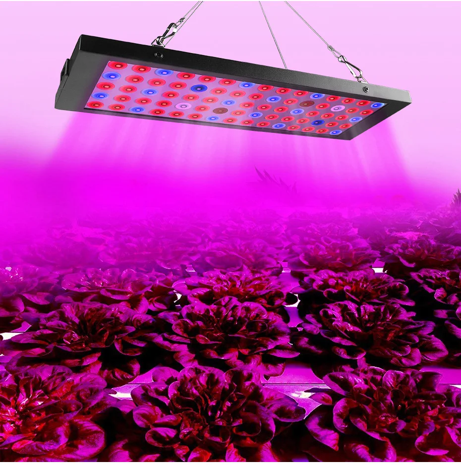 Светать 15 Вт ИК-ультрафиолетовые светодиодные лампы для растений Fitolampy для растений 1500Lm расти светодиодный полный спектр панели висит для
