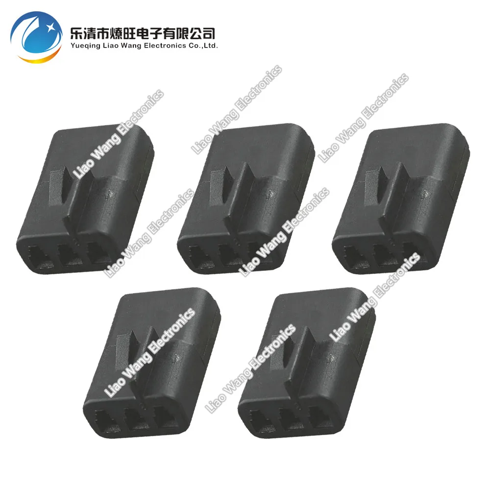 5 sets 3 pin Automotive Black Plastic Connectors Automotive Connectors