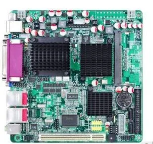 

N270 Industrial Computer Motherboard Trainborn Motherboard Dc12v Fan