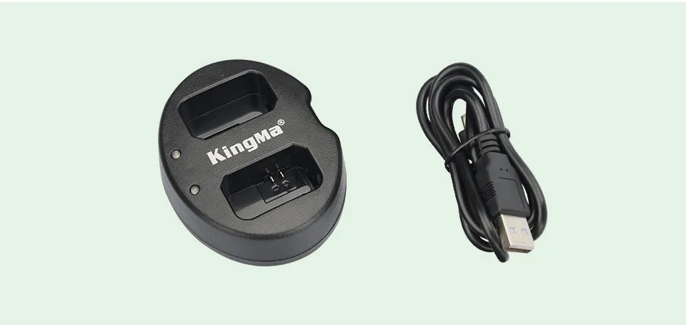 Kingma USB двойной Зарядное устройство двойной Порты Зарядное устройство для Sony NP-FW50 Батарея ДЛЯ Alpha 7 A7 Alpha 7R A7R 7 s a7s A3000 A5000 a6000