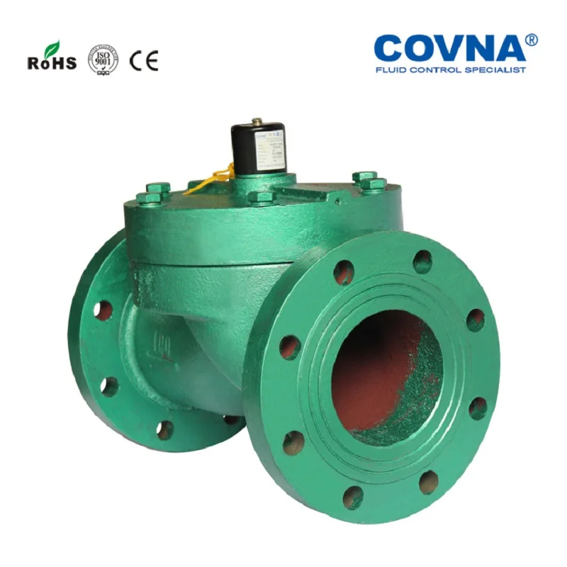 4 дюйма управляемые поршневой строительство фланец электромагнитный клапан чугуна для пара, горячей воды