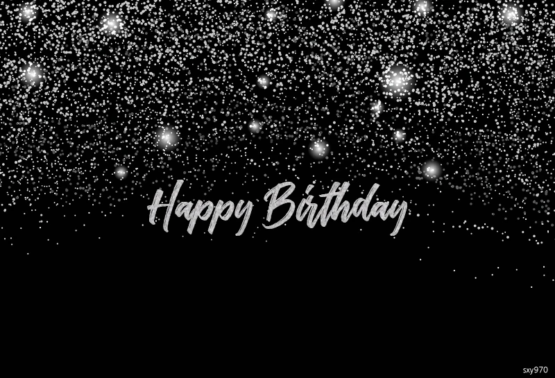 Sensfun Fotografi Latar Belakang Hitam Perak Glitter Pesta Ulang Tahun Latar Belakang Foto Studio 7x5ft Kustom Vinyl Polyester Background Aliexpress