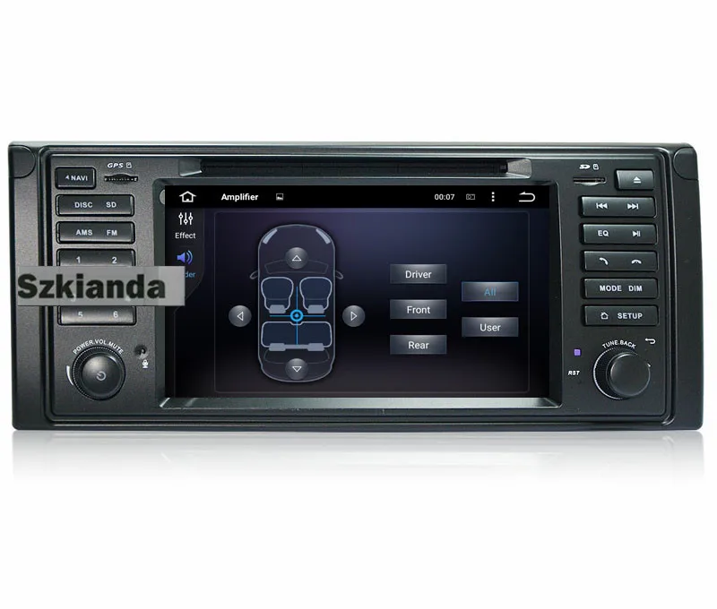 Flash Deal Android 7.0 Quad Core GPS Navigation 7"Car DVD Player for BMW E39 X5 M5 1997-2003 with BT RDS Radio SWC USB SD 3G WIFI Canbus 4