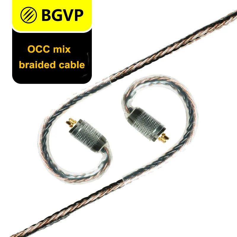 

BGVP M1 Apt-x bluetooth V4.2 Cable for MMCX Earphones HiFi 8 Core OCC Silver Plated Cable with Microphone for Shure for UE