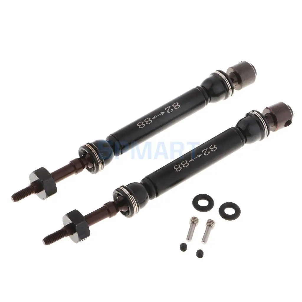 2x 1/10 Universal CVD Drive Shaft 82-88mm Upgrade Parts for Traxxas Slash 4x4 Short Course RC Car