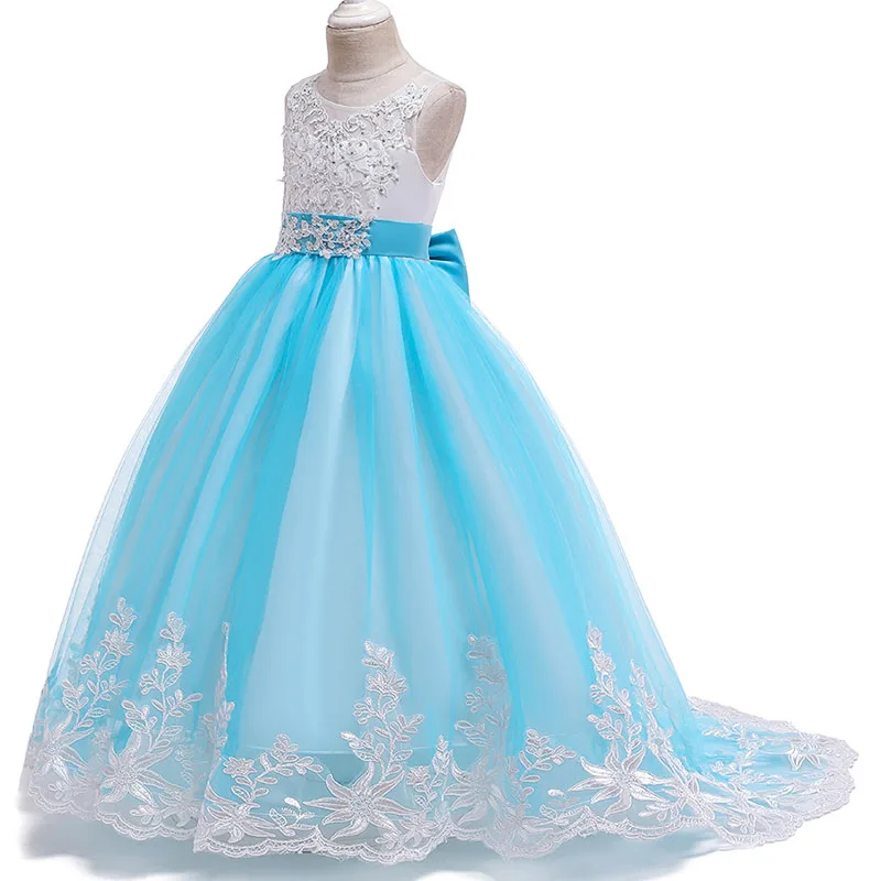 Г. Летнее платье для девочек платье подружки невесты Одежда для маленьких девочек платье принцессы Vestido, платье для вечеринки и свадьбы костюм для детей 8, 10, 12, 14 лет