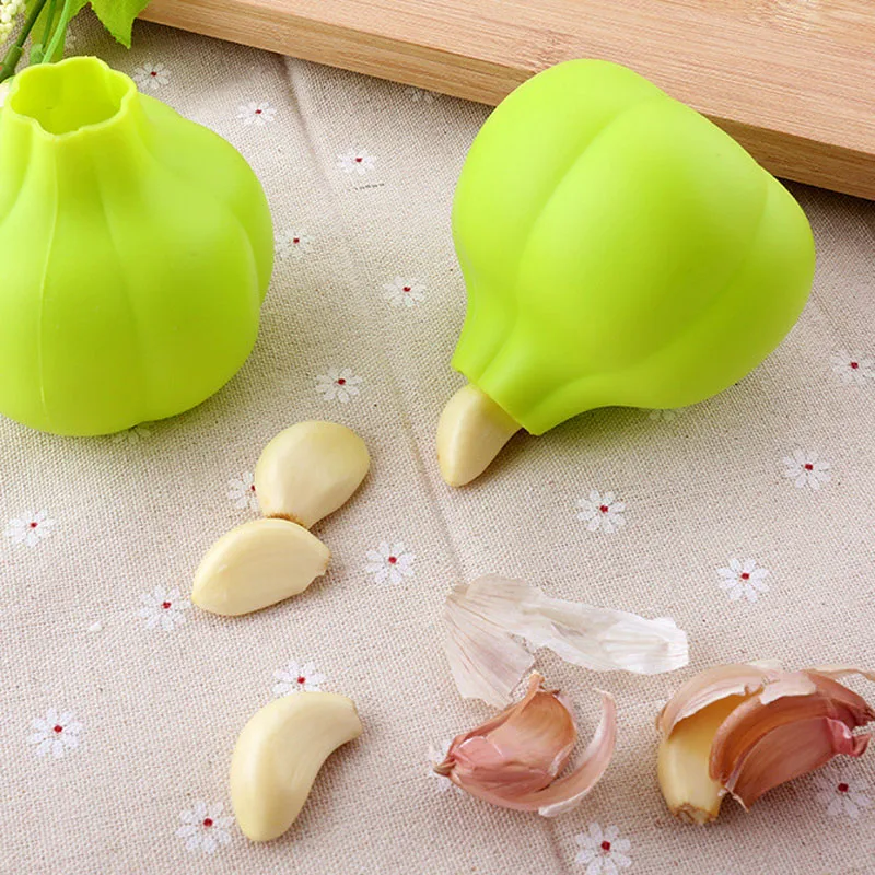 High Quality Silicone Onion Peeler Chopper Garlic Clove Peeling Pressing Tool for Kitchen VE | Дом и сад