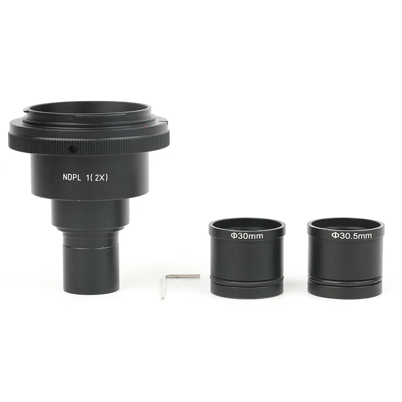 

NDPL 2X SLR DSLR 23.2mm Camera Adapter For AmScope Binocular Microscope Canon Ni-kon DSLR Eyepiece 30.5mm 30mm Adapter Rings