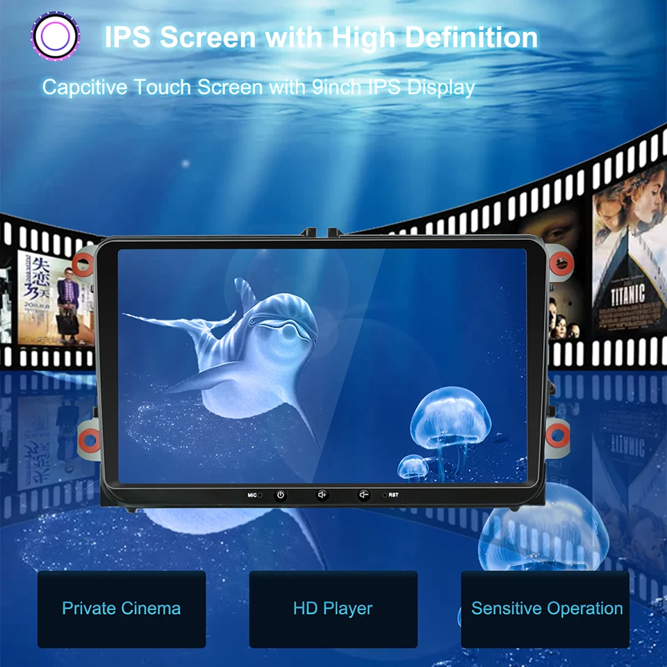 Cheap Android 8.1 For for VW Passat Golf MK5 MK6 Jetta T5 EOS POLO Car Stereo Autoradio Octa Core 9inch IPS Screen Touch GPS Bluetooth 2 Cheap Android 8.1 For for VW Passat Golf MK5 MK6 Jetta T5 EOS POLO Car Stereo Autoradio Octa Core 9inch IPS Screen Touch GPS Bluetooth 2