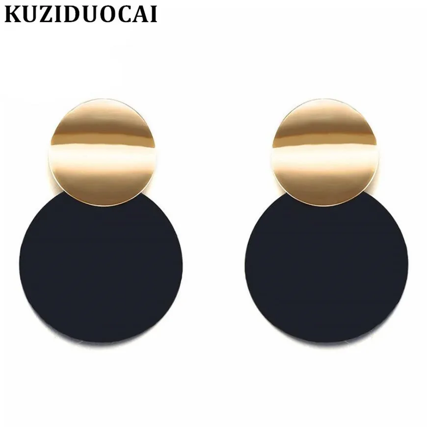 Kuziduocai новые модные ювелирные изделия в стиле панк бохо круглые металлические
