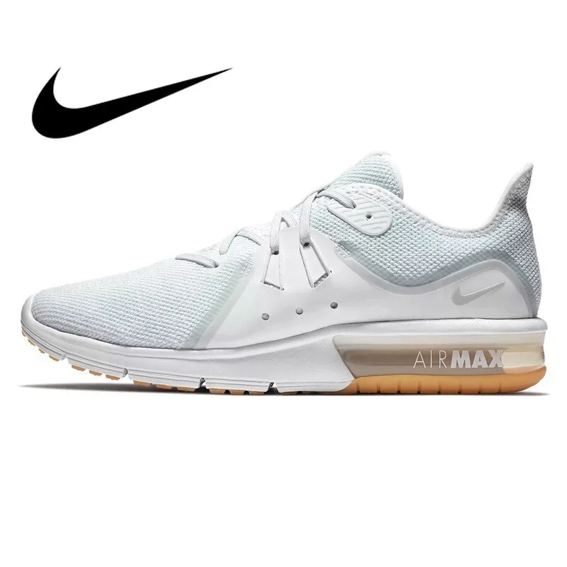 

Original 2018 NIKE AIR MAX SEQUENT 3 Men's Running Shoes Lace-Up Cushioning Leisure Breathable Outdoor Sports Sneakers 921694