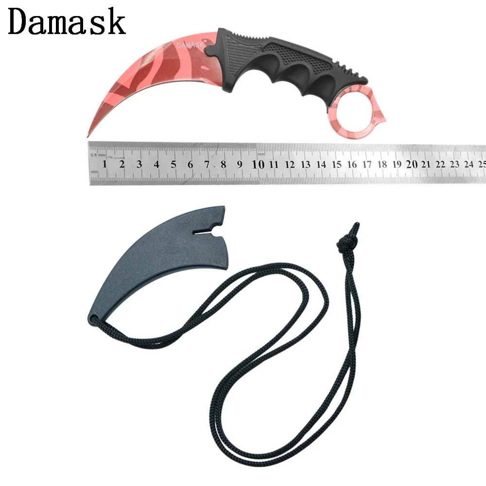 New Arrial Necklace Knife Tactical Karambit Outdoor Knives Hunting and Camping Survival Camping Tools