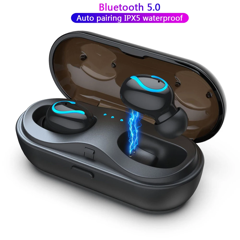 TWS беспроводные наушники Bluetooth 5 0 мини вызов Микрофон Стерео Бас игровая музыка