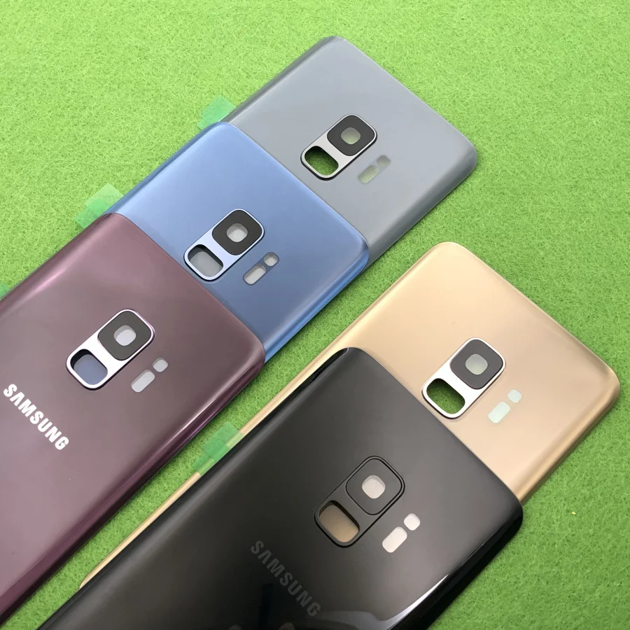 Задняя крышка батарейного отсека для Samsung Galaxy S9 Plus G965 G965F G960 G960F замена корпуса +