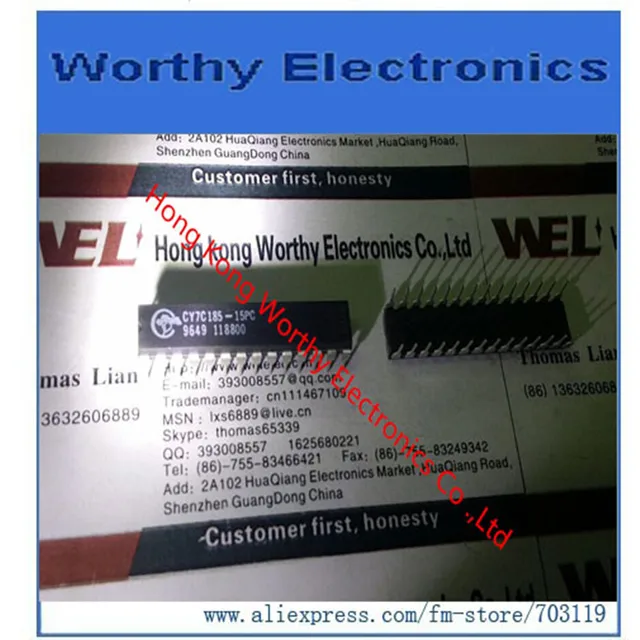 Modest Free  shipping    10PCS/LOT       wholesale Electronic Components integrated circuit Chip IC   DIP-28  CY7C185   CY7C185-15PC