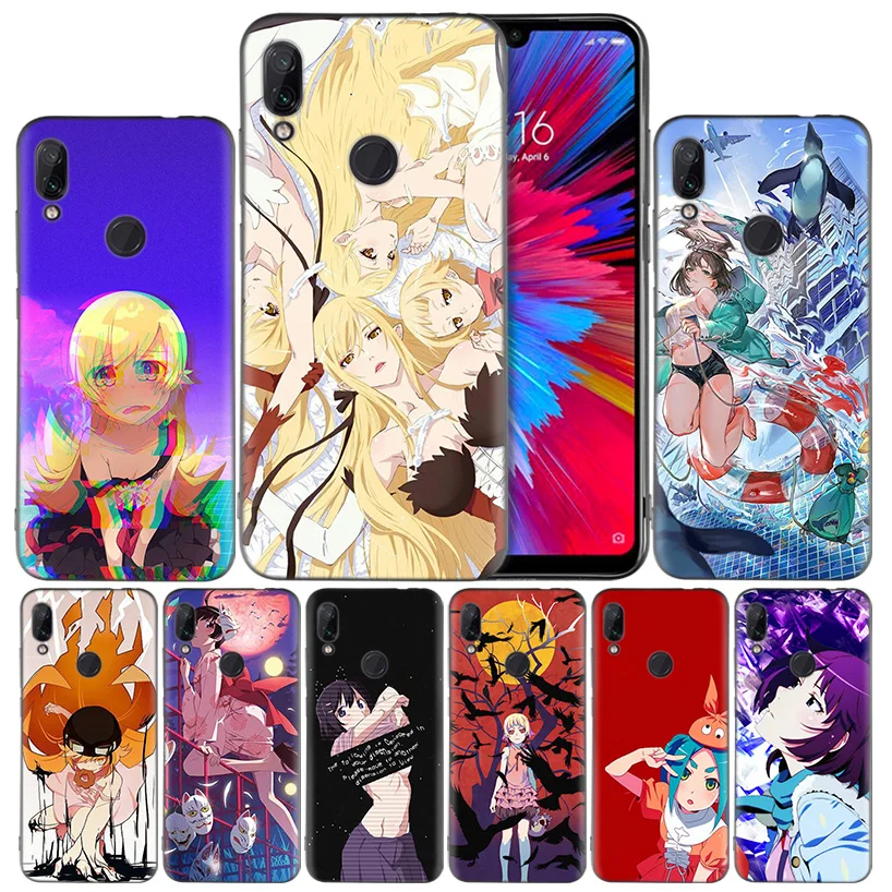 

Cartoon Monogatari Anime Silicone Case Cover for Xiaomi Mi 9 8 Play A1 A2 Redmi Note 7 6 6A 5 Plus S2 GO Lite Pro Pocophone F1