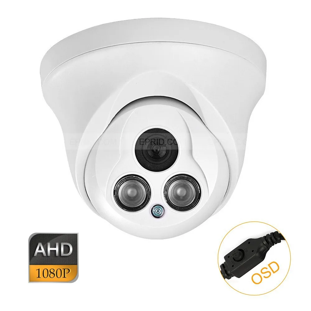 CCTV AHD 2.0mp 1080 P 1/3 "HD Sony CMOS экранное ИК-безопасности Крытый Камера