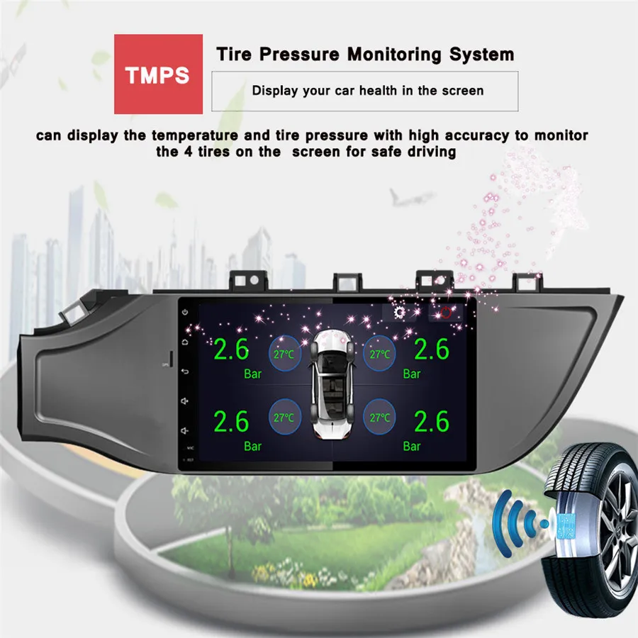 Perfect 9" 2Din Android 9.0 Car DVD Player for K2 Rio 2017 Octa core Head unit 1024*600 GPS Navigation system Car Video Player 4G RAM 5