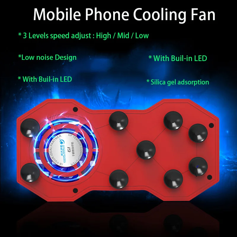 

3 in 1 Mobiele Houder Stand 4-6 inch Radiator Mobiele Telefoon Ringen Houder 2000mA Beugel/Power Bank/telefoon Koelventilator
