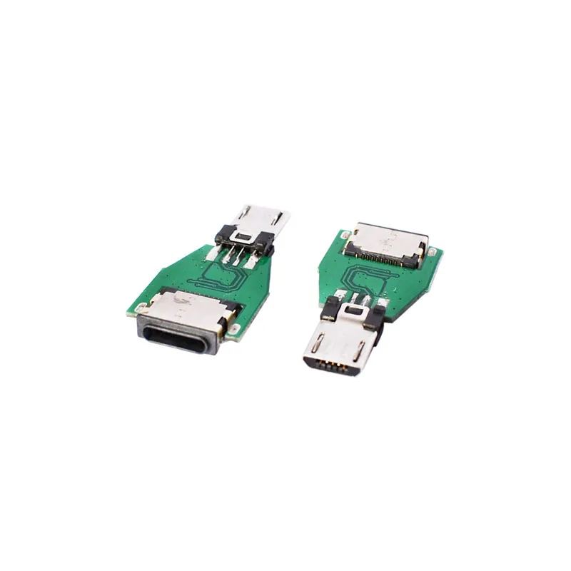 2 шт. сделай сам молния мама Micro USB/Type C папа адаптер для синхронизации и зарядки