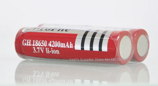 2Pcs Lot Rechargeable GH 18650 Battery Li ion 18650 Batteries 4200mAh 3.7V  For laser pointer pen Flashlight Toys RED|battery disconnect|batterie  li-pobattery pack xbox 360 wireless controller - AliExpress