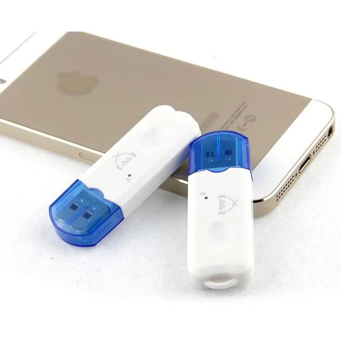 Etmakit синий цвет USB Портативный беспроводной Bluetooth V2.1 Музыка Аудио приемник адаптер громкой связи DEC28