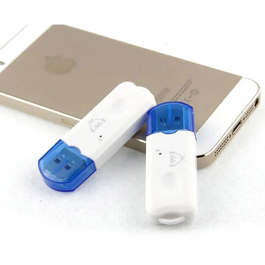 Etmakit синий цвет USB Портативный беспроводной Bluetooth-совместимый V2.1 музыкальный