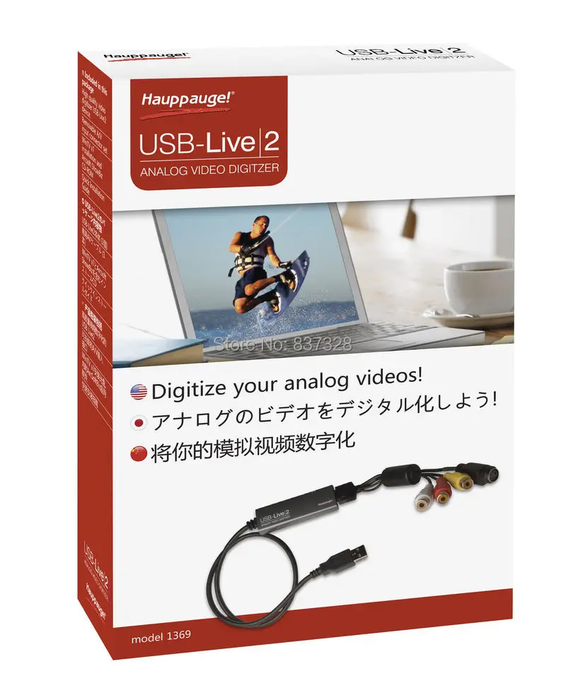 Hauppauge USB-Live2 устройство видеозахвата USB-NTSC PAL USB видеоконференции