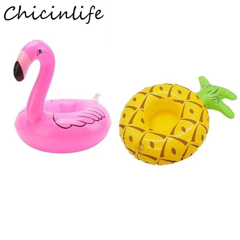 Chicinlife 1 шт. Фламинго/ананас летние пляжные чашки для напитков надувной бассейн