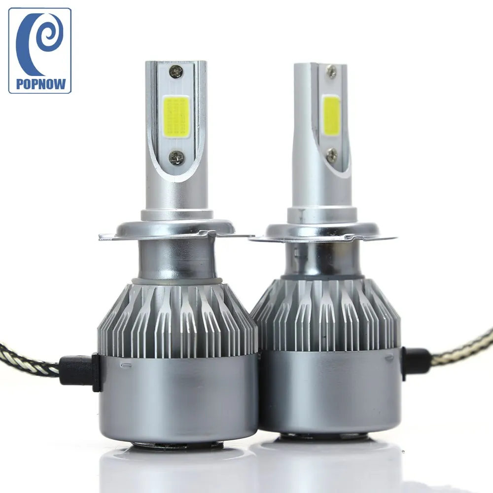 

POPNOW 2pcs H7 72W 6000K Car COB LED Headlight Bulbs Headlamp Kit Low Beam For Audi A3 A4 A5 A6 Q5 Q7 TT Quattro#7049