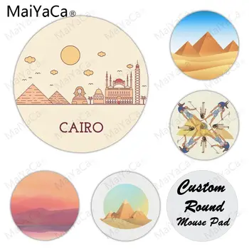 

MaiYaCa Vintage Cool Egypt Pyramid Icons Prince High Speed New Mousepad Size for 20x20cm 22x22cm Rubber Mousemats